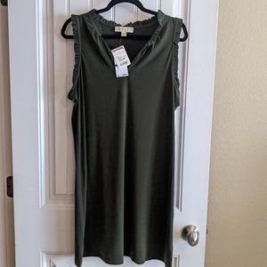 NWT Michael Kors midi shirt dress size XL